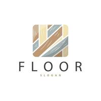 Floor Design Logo, Home Decoration Ceramic Tile Vector Illustration