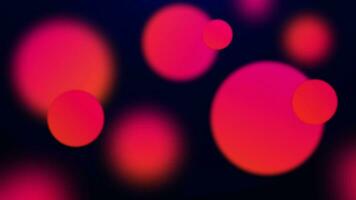 Abstract digital classy luxury background with light animation of circles, minimalist elegant design, illumination from neon circles. Concept 3D. Seamless loop 4k video