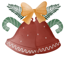 campana Navidad campana elemento png