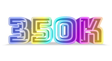 Thank you 350K Social Media, Followers and Subscribers. png