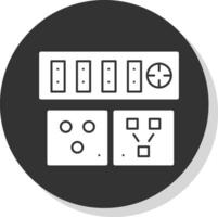 Electric outlet Vector Icon Design