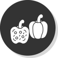 Stuffed Peppers Vector Icon Design