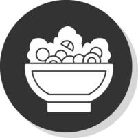 Greek Salad Vector Icon Design