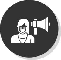 Influencer Vector Icon Design