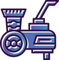 Wood chipper Vector Icon Design