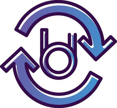 Refresh cable Vector Icon Design