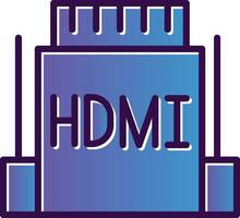 hdmi vector icono diseño