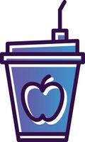 Fruit Smoothie Vector Icon Design