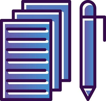 Notes Vector Icon Design