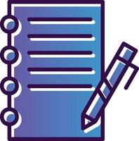 Notepad Vector Icon Design