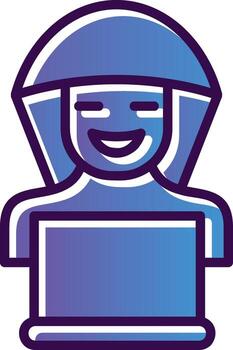 Hacker Vector Icon Design