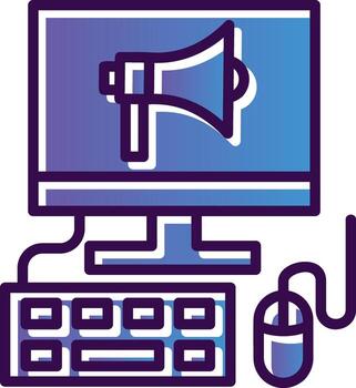 diseño de icono de vector de computadora