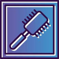 Hairbrush Vector Icon Design