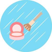 Setting Powder Brush Vector Icon Design