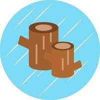 Log Vector Icon Design