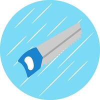 Hand saw Vector Icon Design