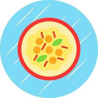 Vegetable Curry Vector Icon Design