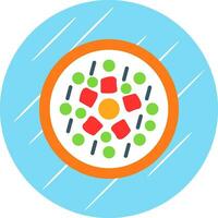 Caesar Pizza Vector Icon Design