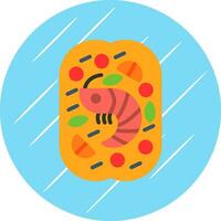 Lobster Roll Vector Icon Design