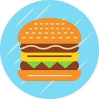 hamburguesa con queso vector icono diseño