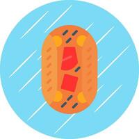 Beef Fajitas Vector Icon Design