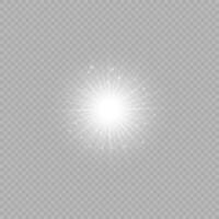 Light effect of lens flares vector