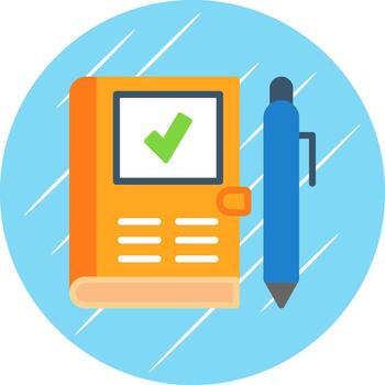 diseño de icono de vector de lista de verificación