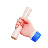Hand Gesture with Props Vol 1 3D Icon png