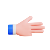 Hand Gesture Vol 2 3D Icon png