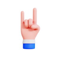 hand- gebaar vol 1 3d icoon png