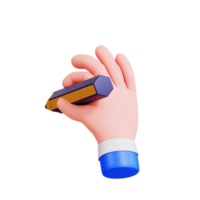 Hand Gesture with Props Vol 1 3D Icon png