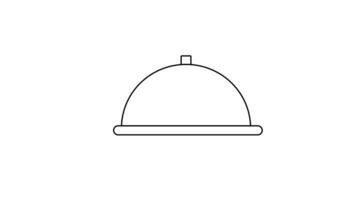 animated video of a sketch forming a serving lid