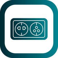 Wall socket Vector Icon Design