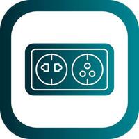 Wall socket Vector Icon Design