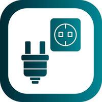 Plug Vector Icon Design