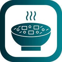 Miso Soup Vector Icon Design