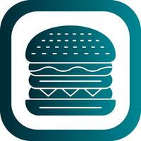 Cheeseburger Vector Icon Design