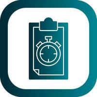 Alarm Clock Vector Icon Design