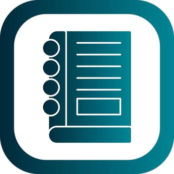 Notebook Vector Icon Design