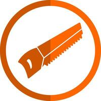 Hand saw Vector Icon Design