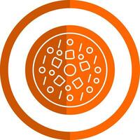Caesar Pizza Vector Icon Design