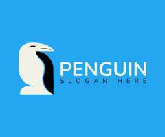 Penguin Logo Design Vector, Penguin Design, Penguin Art. vector