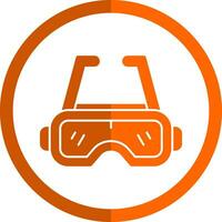 Safety googles Vector Icon Design