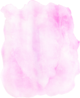 Pink watercolor texture hand-painted png