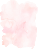 Pink watercolor texture hand-painted png