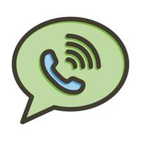 Contact Vector Thick Line Filled Colors Icon For Personal And Commercial Use.
