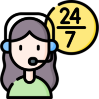 Customer care icon design png