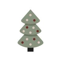 Vintage Christmas Tree vector