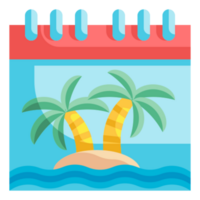 diseño de icono de calendario png