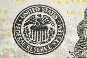 el federal reserva sistema, el central bancario sistema de el unido estados de America. foto